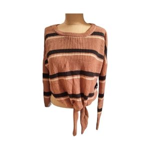 Women's pink rose sweater xl